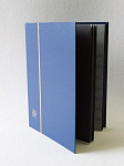 Альбом кляссер для марок, BASIC 16л, 32 черные страницы (Leuchtturm) (Синий) 337308