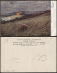 Почтовая карточка до 1945 года. Крюгер. Солнечный луг  (1917)
