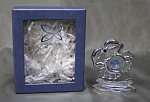 Сувенир Рак, Swarovski, в коробке, размер 7,5х6,3 см  (13)