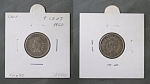 Монета 1 цент 1860 г США  (А 4/17)