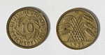 Монета 10 рейхспфенниг 1935 года G Германия (36/2)