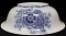 Таз для мытья рук, 1930-е годы, Villeroy & Boch, Германия, Дрезден, кобальт, d- 39 см, высота 13см