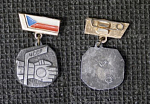 Значок ЧМ 1973 г Хоккей ЧССР  (М207)