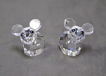 Фигурки Мыши 2 шт. Swarovski, сколы хвостов у обеих, высота 2,7 см, в коробке  (5)
