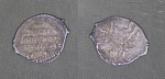 Монета Михаил Федорович,  1613-1645 гг, чешуя,  вес 0,5 гр (24)