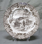 Тарелка настенная Англия, English Ironstone Tableware ltd, Трансферная печать, 22,5 см  (3)