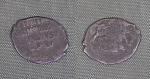 Монета Михаил Федорович Копейка, 1613-1645 гг, чешуя, Москва,  вес 0,47 гр (5)