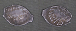 Монета Михаил Федорович Копейка, 1613-1645 гг, чешуя, Москва,  вес 0,51 гр (4)