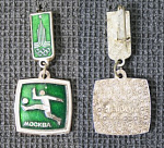 Значок Москва 1980, XXII Олимпийские Игры, Футбол (45)