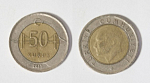 Монета 50 куруш 2011 года Турция (6)