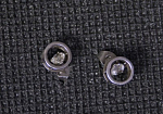 Серьги гвоздики, вставка цирконы, серебро, 925 пр, 1,5 гр (13)