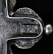 Крест-мощевик, украшен, Корфу, серебро, 925 пр, 15,1 гр, размер 5х3,5 см