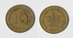 Монета 10 пфеннигов 1949 года Германия (30)
