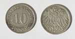 Монета 10 пфеннигов 1915 года Германия (18/2)