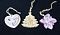 Набор ёлочных игрушек в коробке (сердечко, ёлочка, цветочек) ручная работа (2)