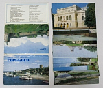 Набор открыток Памятные места Горького 16 шт, 1985 г  (4657)