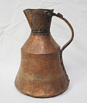 Кумган мусульманский, медный, без крышки, высота 25 см, вес 1080 гр  (38)