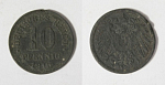 Монета 10 пфеннигов 1918 года Германия (21)