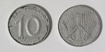 Монета 10 пфеннингов 1952 года Германия (16)