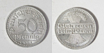 Монета 50 пфенниг 1921 года A Германия (57/1)