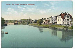 Открытка Dorpat. Der Embach oberhalb der Steinbrucke. №2