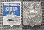 Значок Мурманск, герб (М195)