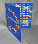 Набор монет Евро Эстония 2011 г и Кипр 2008 г, в альбоме  (А161)