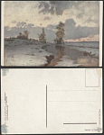 Почтовая карточка до 1945 года. Ендогуров. Начало весны  (1966)