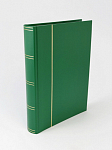 Альбом для марок (кляссер BASIC). 30 л-в (60 стр.) из чер. картона с пр. лист. из пергамина (341747)