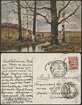 Почтовая карточка до 1945 года. Крыжицкий. Осень  (1841)