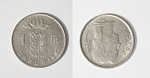 Монета 1 франк 1975 года Бельгия (4)