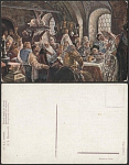 Почтовая карточка до 1945 года. Маковский. Боярская свадьба (1811)