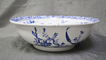 Таз для умывания Ирисы,  Doulton Burslem Англия, h-12 см, d-39,5 см (7)