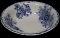 Таз для мытья рук, 1930-е годы, Villeroy & Boch, Германия, Дрезден, кобальт, d- 39 см, высота 13см