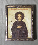 Икона Святой Мученик Вонифатий, "Жако", икона на жести, размер 8,7х6,6 см  (4)