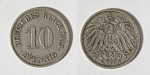 Монета 10 пфеннингов 1915 года Германия (18/1)
