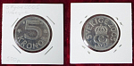 Монета 5 крон 2005 года Швеция (М24)