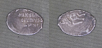 Монета Михаил Федорович 1613-1645 гг, чешуя,  вес 0,43 гр (19)
