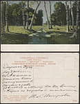 Почтовая карточка до 1945 года. Куинджи. Березовая роща  (1857)