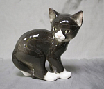 Статуэтка Котик, ЛФЗ, высота 14 см  (12)
