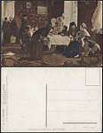 Почтовая карточка до 1945 года. Корзухин в монастырской гостиннице (1832)