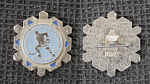 Значок Чемпионат Европы 1973 г хоккей, Ленинград (М136)