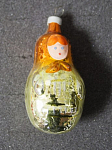 Елочная игрушка Матрёшка, СССР, стекло (22)