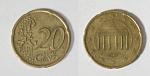 Монета 20 евроцентов 2002 года Италия (13)